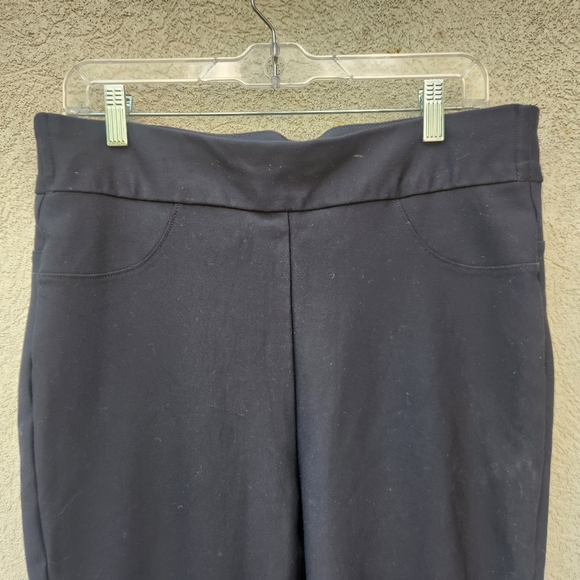 HONEYLOVE Women's Pants Plus Size 1X Black Stretch Comfort Elastic Waist - Picture 2 of 12